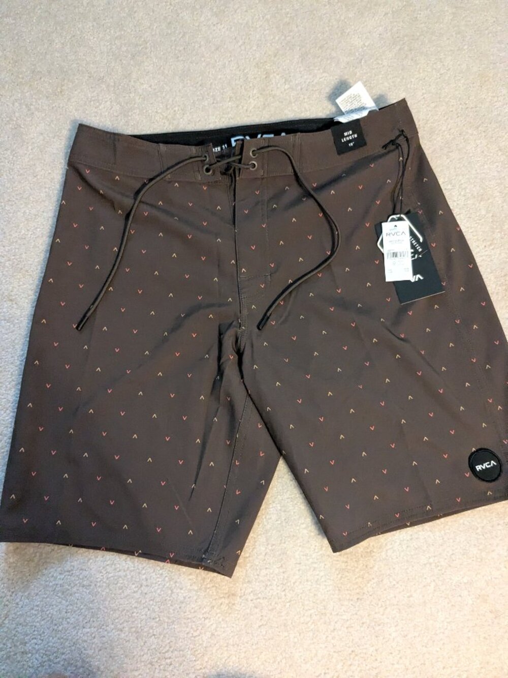 RVCA Boardshorts Swim Trunks Surf Mens 31 NWT